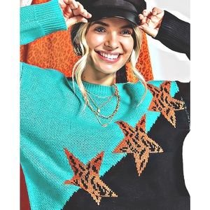 Jade Star Sweater - High Quality NWT - Sm-Large